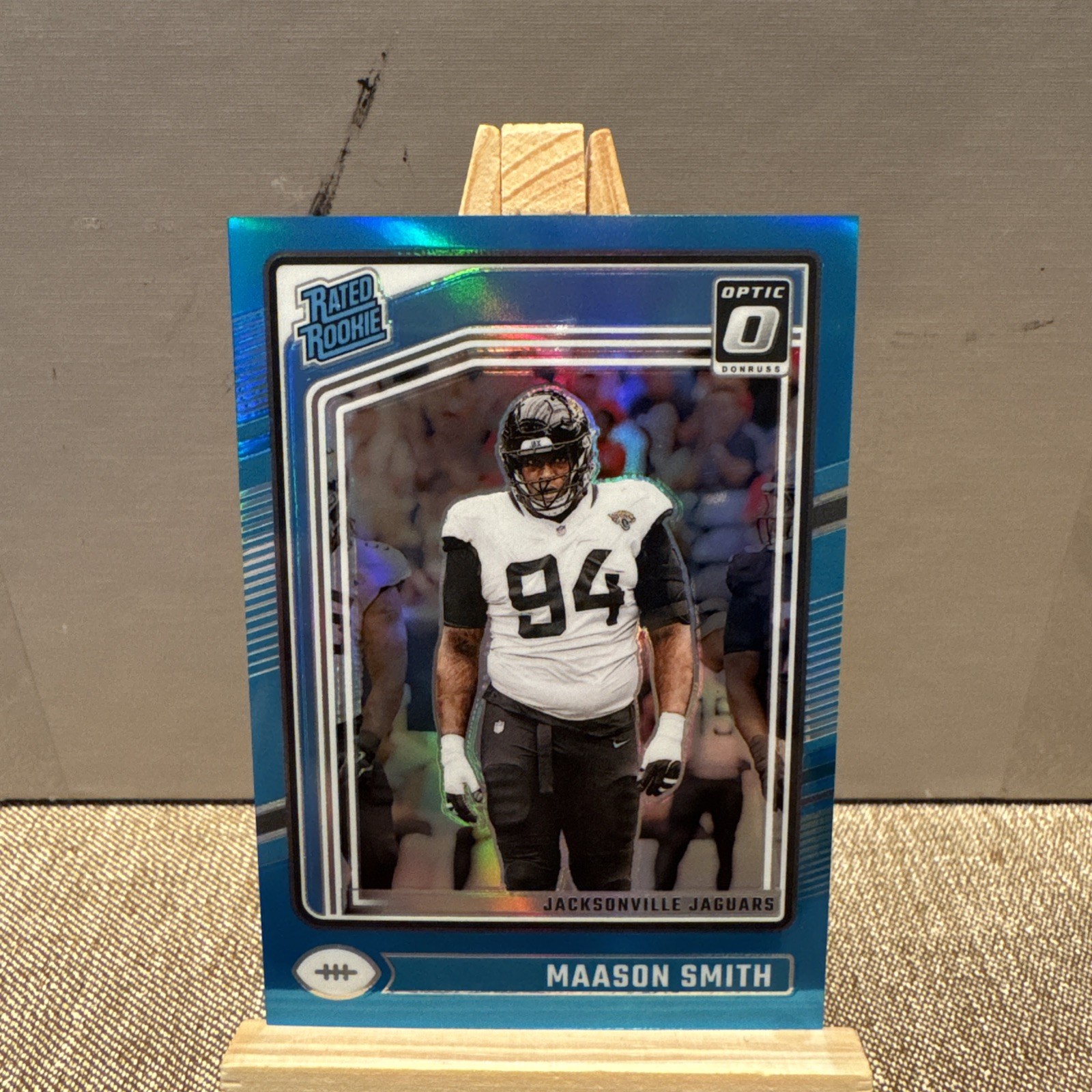 2024 Panini Donruss Optic Aqua Maason Smith Rated Rookie /299 #269