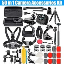   50-in-1  for Gopro Hero 13 12 11 10 9  Dive Case Action Camera Accessory Kit