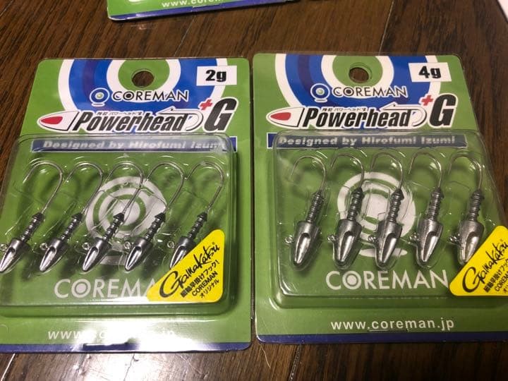 Coreman Alkali Dirt Head Power Head Jig Head Siler Gold Powder 2467g - Image 6