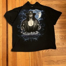 Authentic WWE Undertaker tee from 2010, made in the USA, Size XL