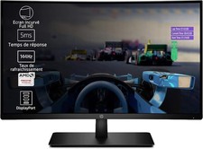 HP 27X 27" FHD Monitor Gaming 144Hz Curvo 1920x1080 AMD Freesync NUOVO