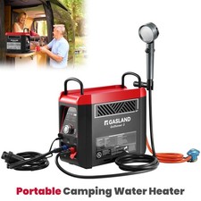 GASLAND On-Demand Propane Gas Hot Water Heater Portable Camping Shower & Pump