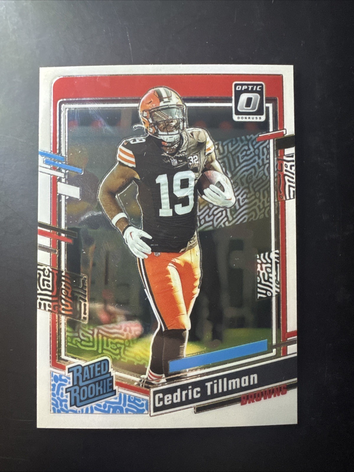 2023 Panini Donruss Optic - Rated Rookie Cedric Tillman #224 Holo Prizm (RC)