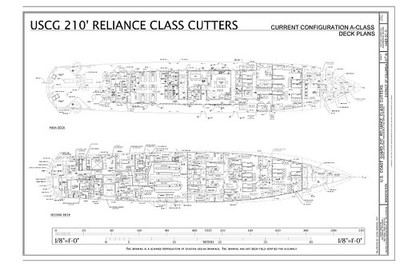 10 Current Configuration AClass Deck Plans US Coast Guard Medium Endurance