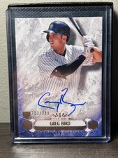 2016 Topps Tier One Greg Bird Auto RC /249 New York Yankees Autograph