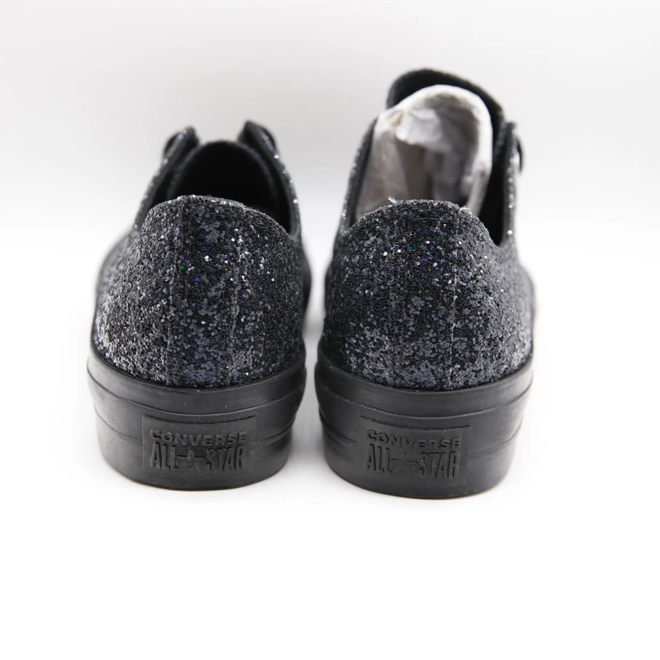 Converse All Star Black & Purple Glitter Galaxy Men's 9.5 Women's 11.5 Cushion  - Image 3 of 4