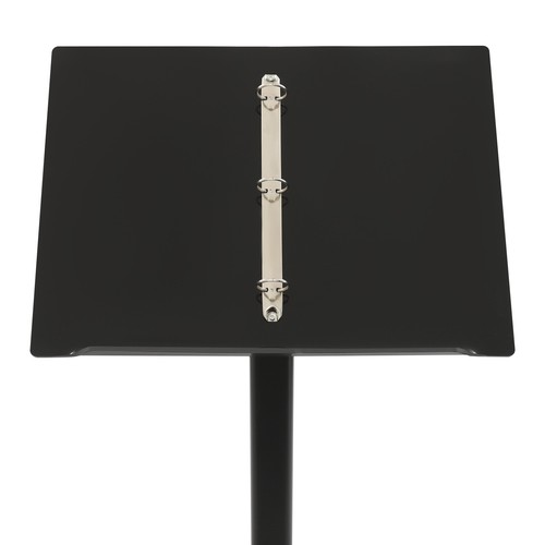 Metal Menu Stand, Black Speech Presentation Stand, Floor Standing Menu Stand - Picture 10 of 11