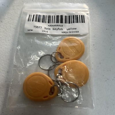 Keychains Proximity ID Card Token Tags Key Fobs Set Of 3