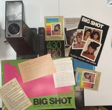 Polaroid Big Shot Portrait Land Camera in Original Box  papers Untested