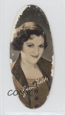 1935 Carreras Popular Personalities Oval Tobacco Gracie Fields #33 0f8