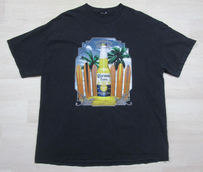 Vintage Y2K Corona Beer T-Shirt Men's (L) Alcohol Drinking Beach 2000s