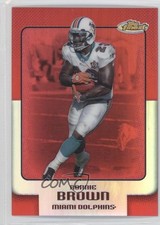 2006 Topps Finest Refractor 21/399 Ronnie Brown #59 0b5