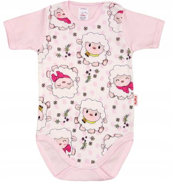 Kurzarm-Body Aus 100 % Baumwolle, Schafwolle, GrößE 80, Klekle-image