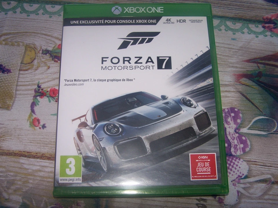 Forza Motorsport 7 – Microsoft Xbox One – Très bon état – Complet PAL FR, photo 1 sur 3