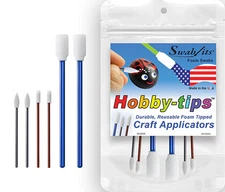 (New) Swab-its® Hobby-tips™ Durable & Reusable Craft Applicators: 87-8206