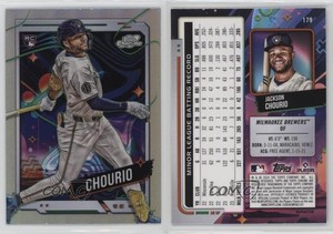 2024 Topps Cosmic Chrome Refractor Jackson Chourio #179 Rookie RC