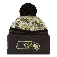 RARE '16 Authentic New Era NFL Salute To Service Digi Camo Sport Knit Pom Beanie