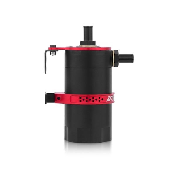 Mishimoto Baffled Oil Catch Can Kit - Red