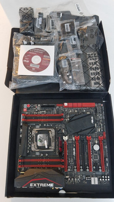 ASUS ROG Rampage V Extreme X99 + originales ROG OC Panel | Voll funktionsfähig