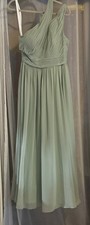 Azazie Molly Formal Light Green Sleeveless Bridesmaid Dress A8 100% Polyester