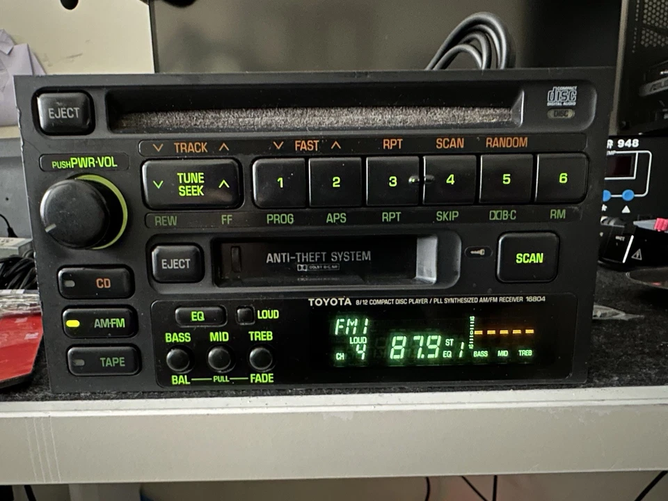 Toyota Celica ST185 &  Supra JZA80  MK4, Super Live Sound RARE : 86120-33110 - Image 3 of 4