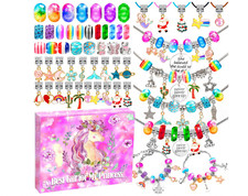 130 Pcs Charm Bracelet Making Kit, Jewelry Toy for Girl Age 8-12 Beads Craft Set