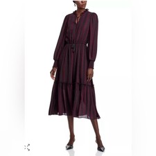 T Tahari br Ruffled Midi Dress Bloomingdale’s exclusive