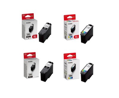 Canon Original PG-595, CL-586, PG-595XL, CL-586XL, PG-595xl + CL-586XL