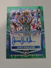 2024-25 Optic Signature Series Green Seismic Auto James Donaldson /35 SS-DNL SSP