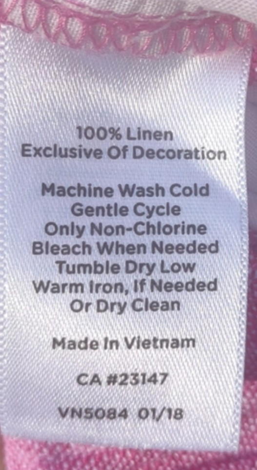 Talbots Linen Pink Pull On Drawstring Relaxed Vac… - image 7