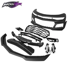 For 2016-2018 Chevy Camaro ZL1 Style Front Bumper Cover Turn Signal DRL Fog