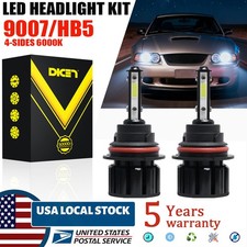For Ford Mustang 1994-2004 Combo 9007 HB5 LED Headlights Bulbs High Low Beam X16