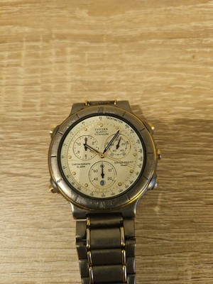 ''CITIZEN CHRONOGRAPH TITANIUM UHR / MODELL 3510-352408''