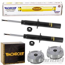 2x MONROE STOSSDÄMPFER+DOMLAGER VORDERACHSE passend für BMW X5 X6 E70 E71 E72