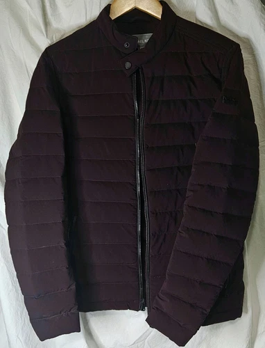 Cappotto Michael Kors taglia XS viola intenso cerniera due tasche interne