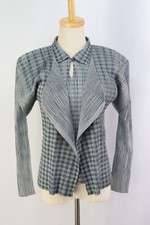 2pc Set PLEATS PLEASE Gray Top  Jacket 244 9522