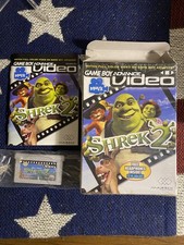 Nintendo Game Boy Advance Video Shrek 2 W/ Box & Manual (WITHOUT HEADPHONES)