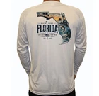 Florida Performance Fishing Shirt UV Sun Shirt UPF 50 Long Sleeve Beach apparel