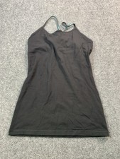 Ivivva by Lululemon Girls Tank Top Size 12 Black Tank Racerback