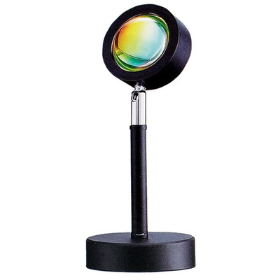 Itek Sunset Lamp Rainbow Projector, USB LED Table Light with Remote