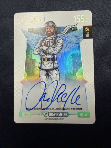 Battle Arena Inspired Ink The Red Barron Auto Ice Foil /50