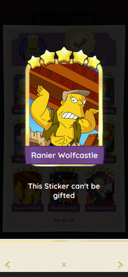 5   RANIER WOLFCASTLE - SET 20  GOLDEN BLITZ  VERY CHEAP AND FAST  DELIVERY