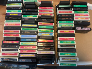 Massive Texas Instruments TI99 4A Computer Cartridge Game Lot Untested