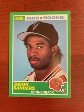 1989 Score 1989 Rookie Deion Sanders #246 Rookie RC HOF MNT