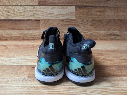 Tenis Adidas Adizero Ubersonic 2.0 para hombre talla 7.5 negro verde EG2596 - Imagen 4 de 7