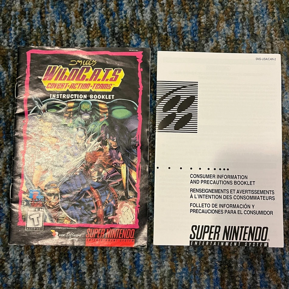 Widcats Wild C.A.T.S. (Super Nintendo SNES) Complete CIB - Image 3 of 4