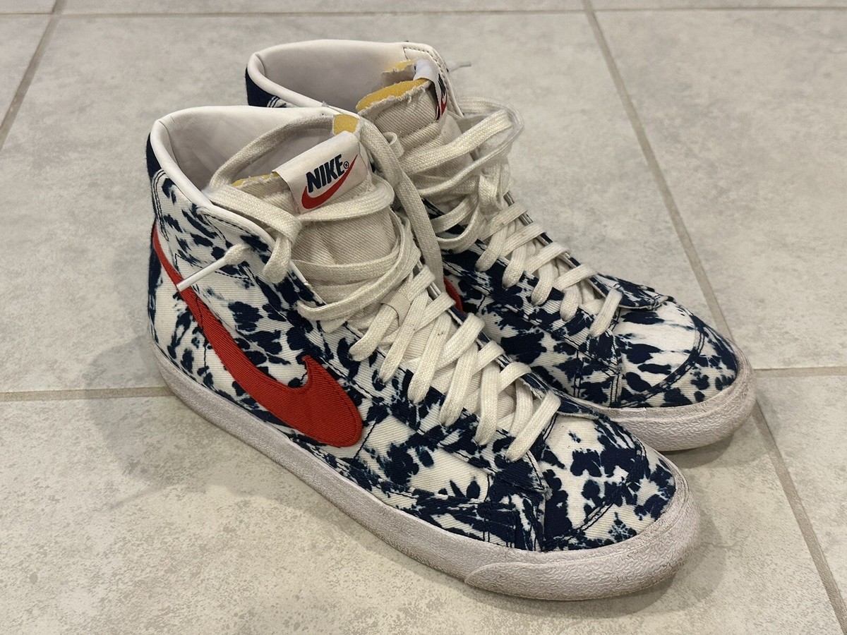 スニーカー Nike Blazer Mid 77 Vintage Tie Dye 2020 AW FW 20 Nike Blazer Mid 77 Vintage Shoes Mens US 9.5 CZ7874-600 Tie