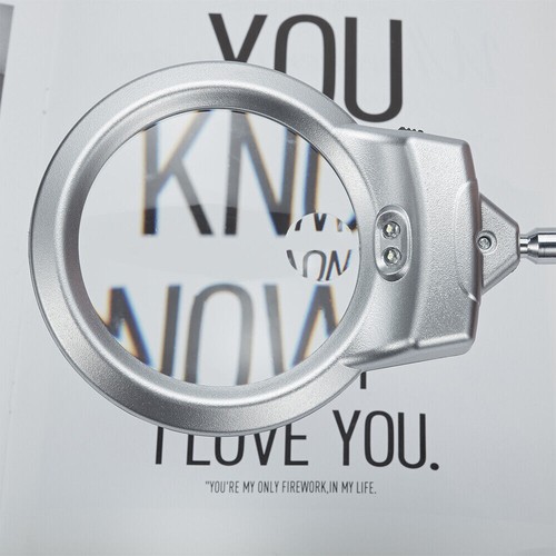 Desktop LED Lighted Magnifier Hands Free for Craft Reading Painting Close Work - Picture 8 of 16