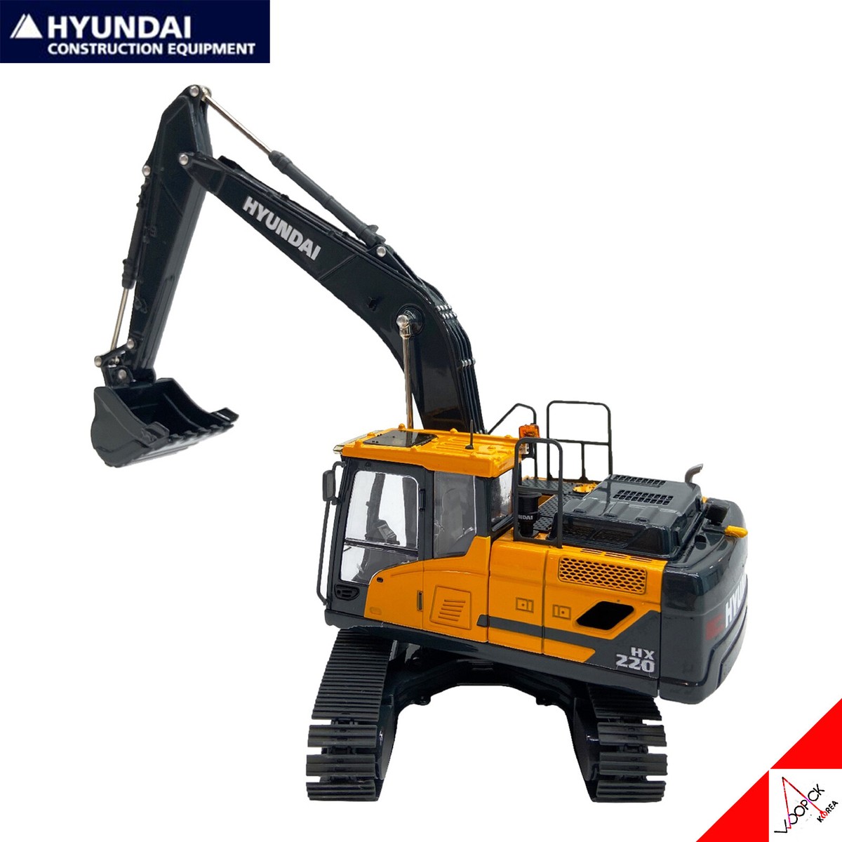 HYUNDAI 1/35 New HX220 Excavator Die-Cast Construction Miniature