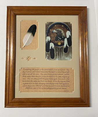Rising Sun Eagle Shield Mixed Media  Black Elk The Power In A Circle Carol Snow